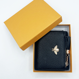 Bee Embellishment Purse in Black - svnx