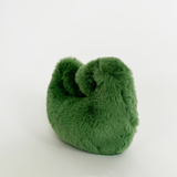 Faux Fur Soft Grab bag in Green