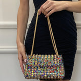 Multicolour Embellished Shoulder Bag