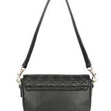 Quilted Crossbody Bag in Black - svnx