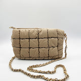 Soft Faux Leather Quilted Bag - svnx