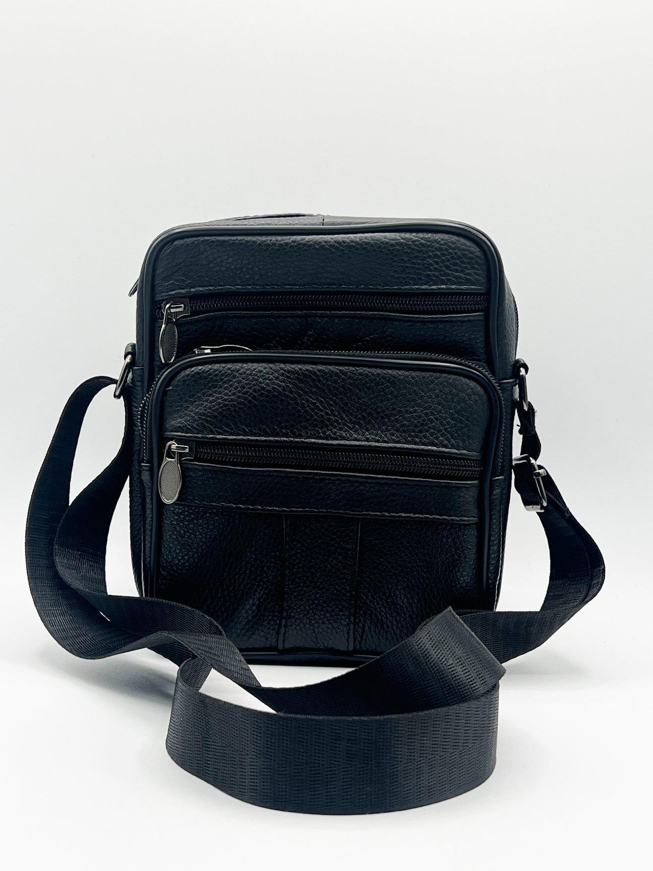 Genuine Leather Crossbody Messenger - svnx