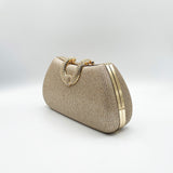 Gold Shimmer Clutch Bag