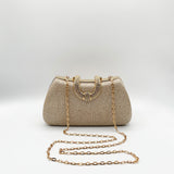 Gold Shimmer Clutch Bag