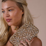 Daisy Embellished Clutch Bag