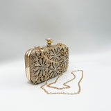 Daisy Embellished Clutch Bag
