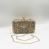 Daisy Embellished Clutch Bag