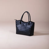 Braided Textured Crossbody Tote