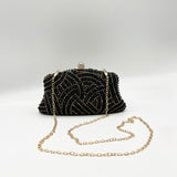 Embellished Clutch Bag In Black