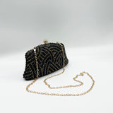 Embellished Clutch Bag In Black