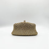 Embellished Clutch Bag In Gold