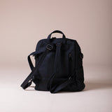 Faux Leather Backpack In Black