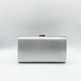 Vintage Rhinestone Glamour Clutch Bag in Silver