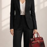 Crocodile-Print Handbag in Dark Red