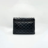 Luxury Quilted Shoulder Handbag with Chain Strap in Black