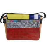 Upcycled Large Messenger Laptop Bag
