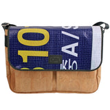 Upcycled Large Messenger Laptop Bag