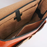 Upcycled Large Messenger Laptop Bag