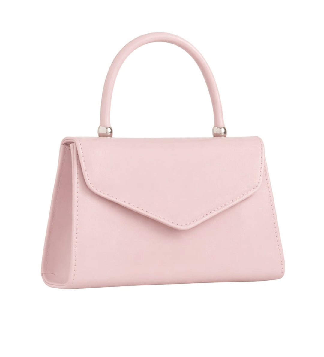 Structured Top Handle Bag in Pink