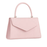 Structured Top Handle Bag in Pink