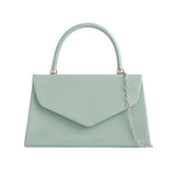 Structured Top Handle Bag in Green