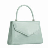 Structured Top Handle Bag in Green
