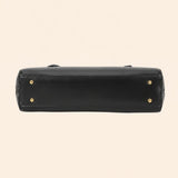 East-West Barrel Bag in Black