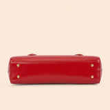 East-West Barrel Bag in Red