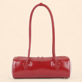 East-West Barrel Bag in Red