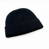 Ribbed Beanie Hat In Black