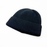Ribbed Beanie Hat In Black