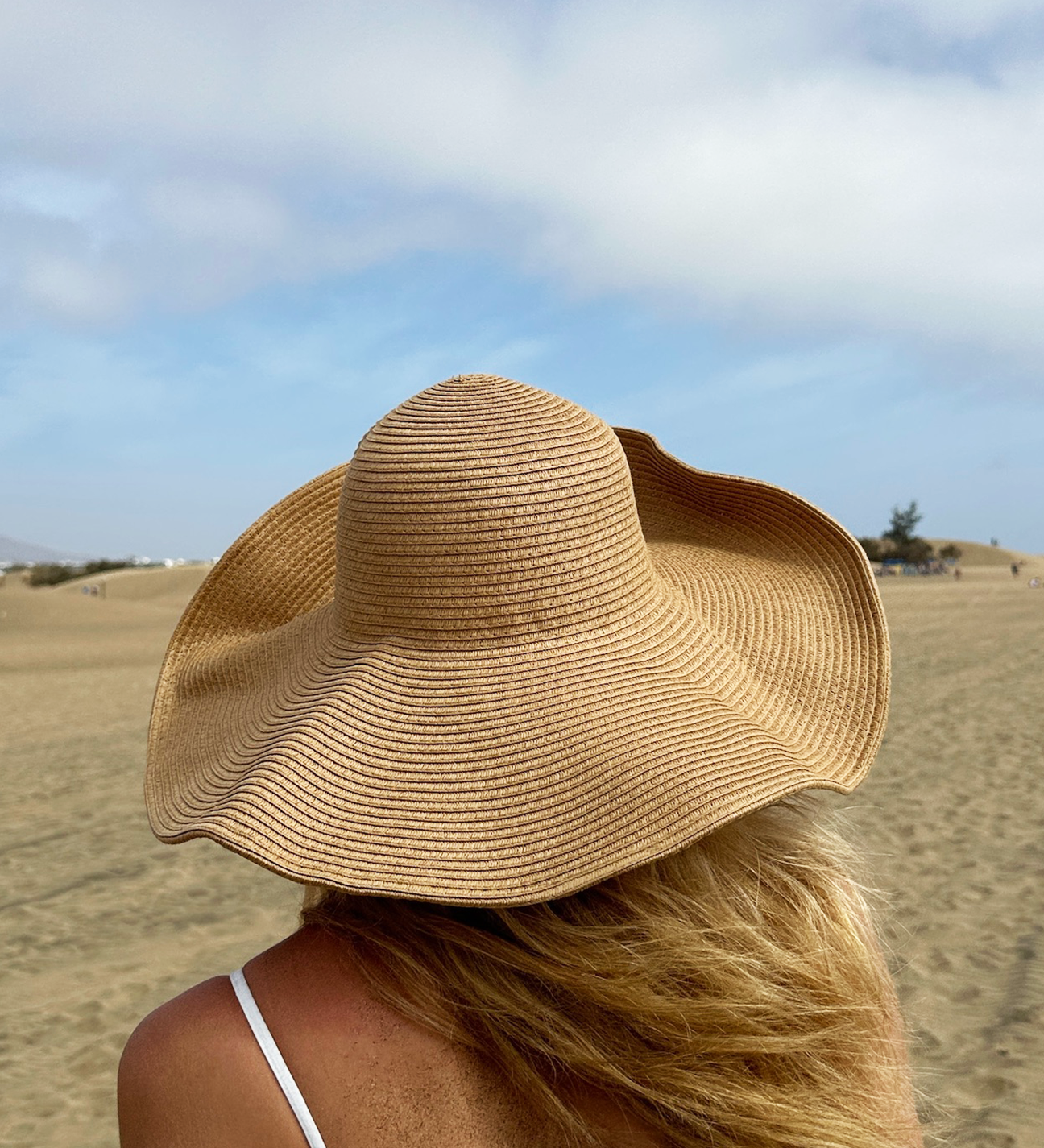 Oversized Straw Summer Hat - svnx