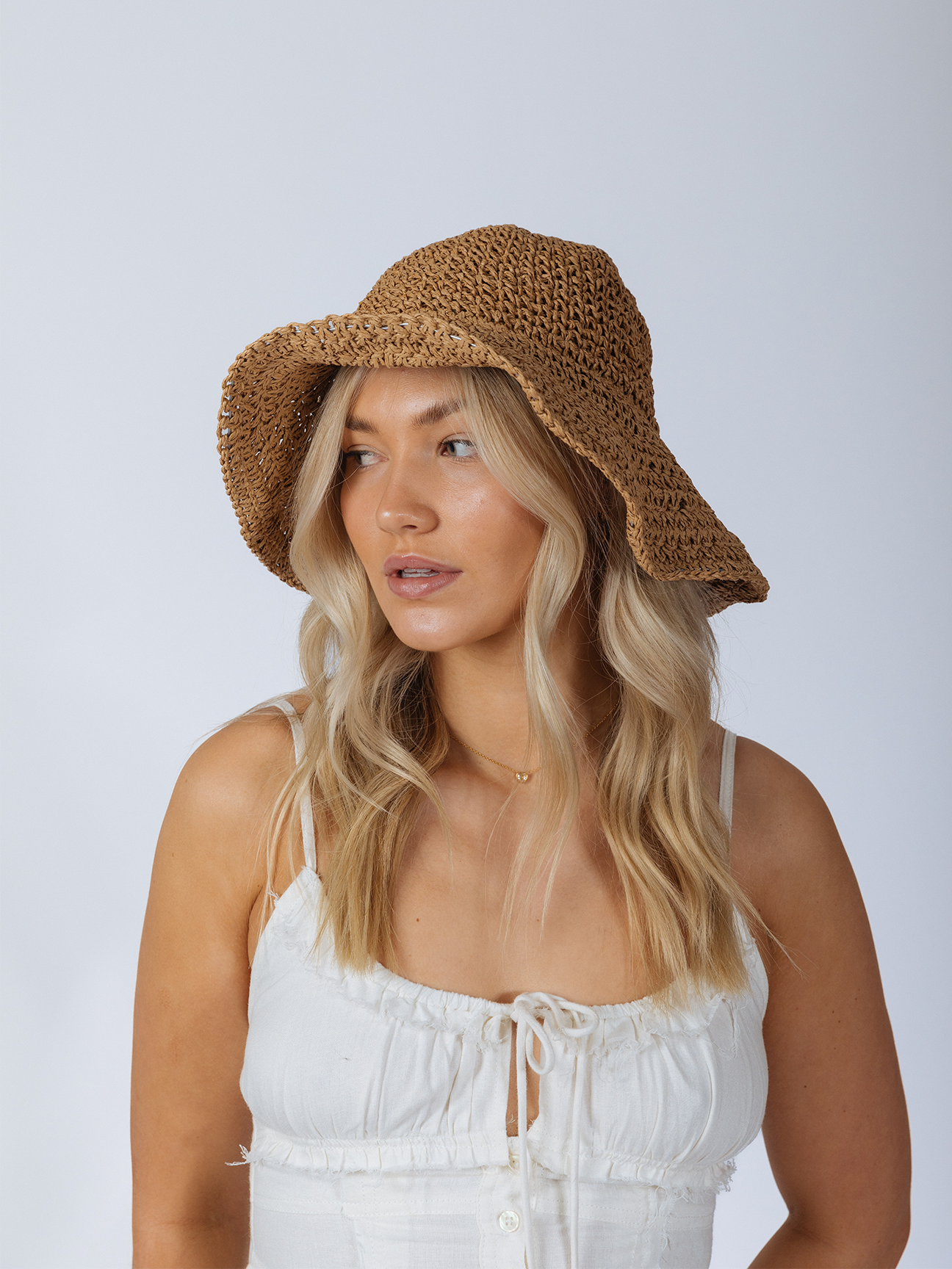 Bowknot Straw Sun Hat - svnx