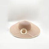 Sunflower Straw Sun Hat in Pink