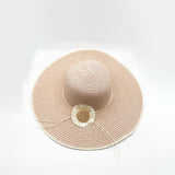 Sunflower Straw Sun Hat in Pink