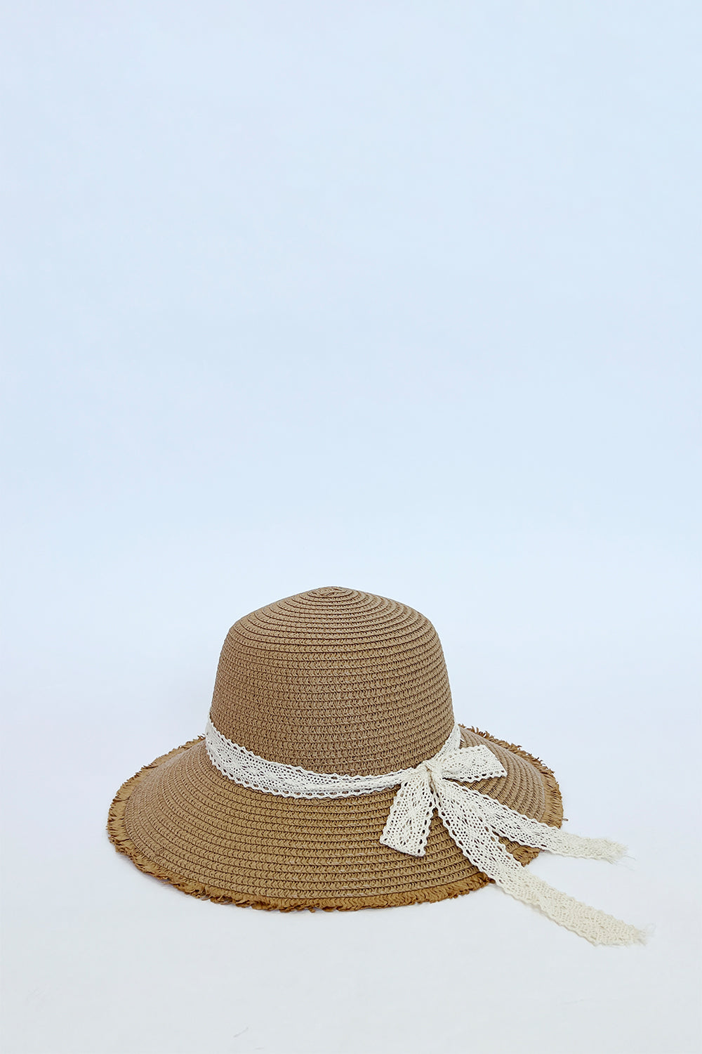 Lace Ribbon Straw Sun Hat – SVNX
