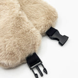 Plush Trapper Hat In Beige