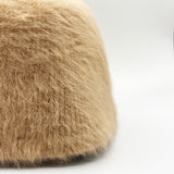 Soft Seamless Bucket Hat In Beige Brown