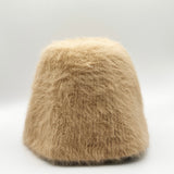 Soft Seamless Bucket Hat In Beige Brown