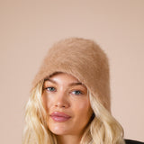 Soft Seamless Bucket Hat In Beige Brown