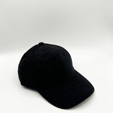 Corduroy Cap In Black