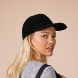 Corduroy Cap In Black