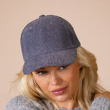 Corduroy Hat In Grey