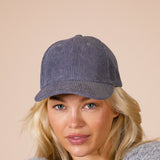 Corduroy Hat In Grey