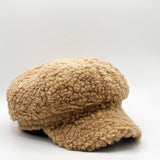 Borg Baker Boy Hat In Brown