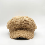 Borg Baker Boy Hat In Brown