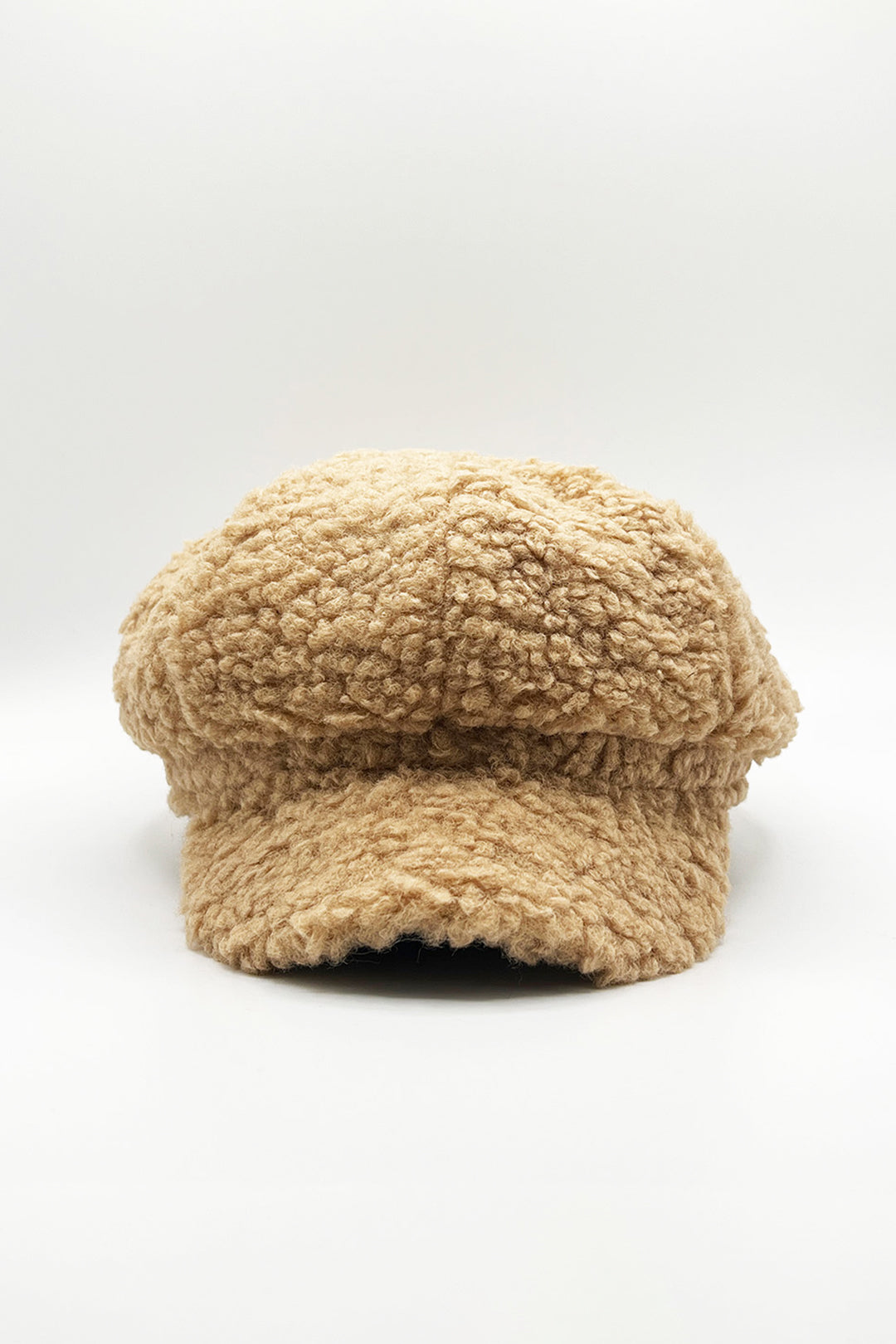 Borg Baker Boy Hat In Brown - svnx