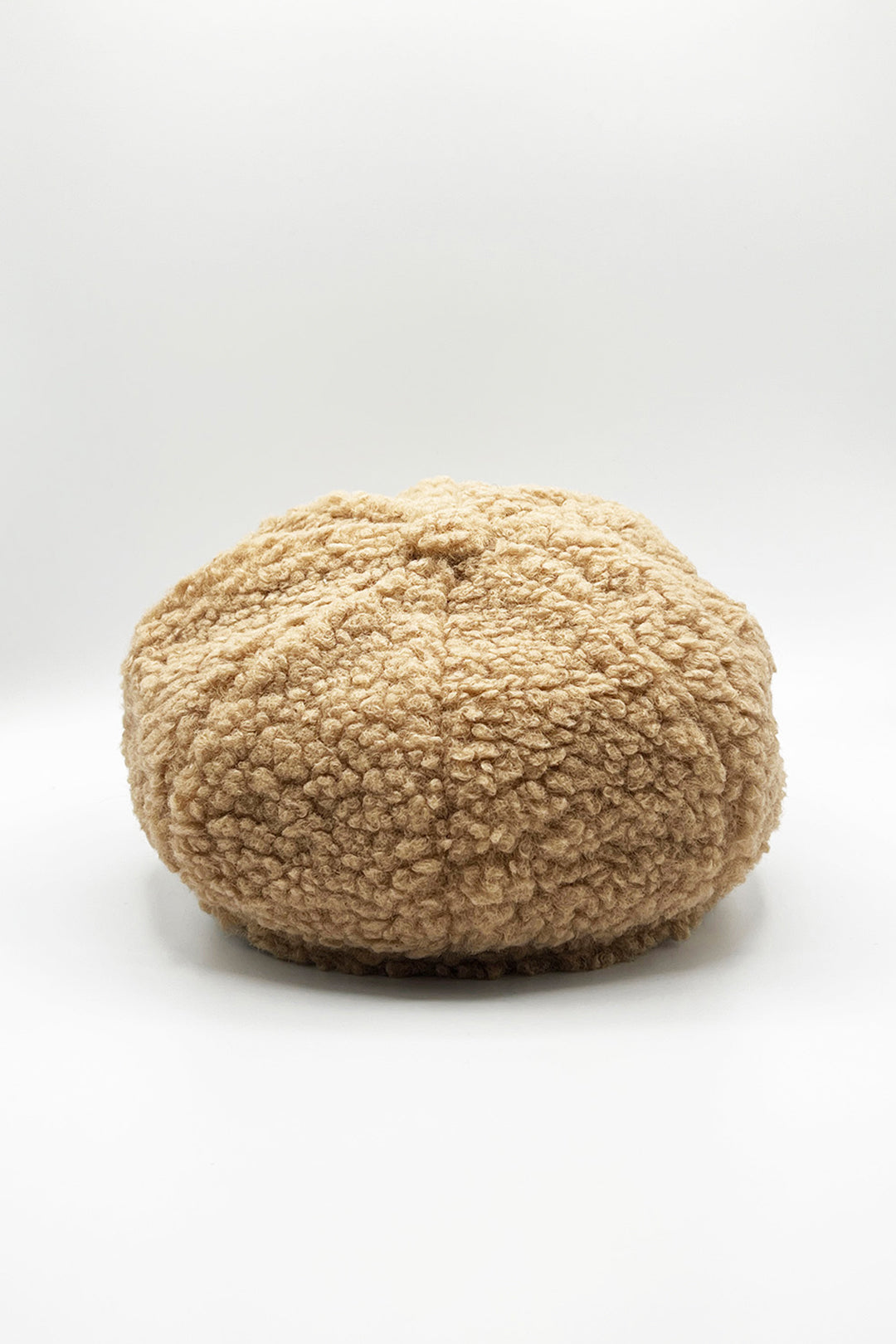 Borg Baker Boy Hat In Brown - svnx