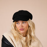 Baker Boy Hat In Black