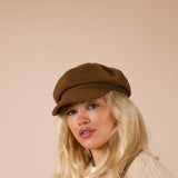 Baker Boy Hat In Brown